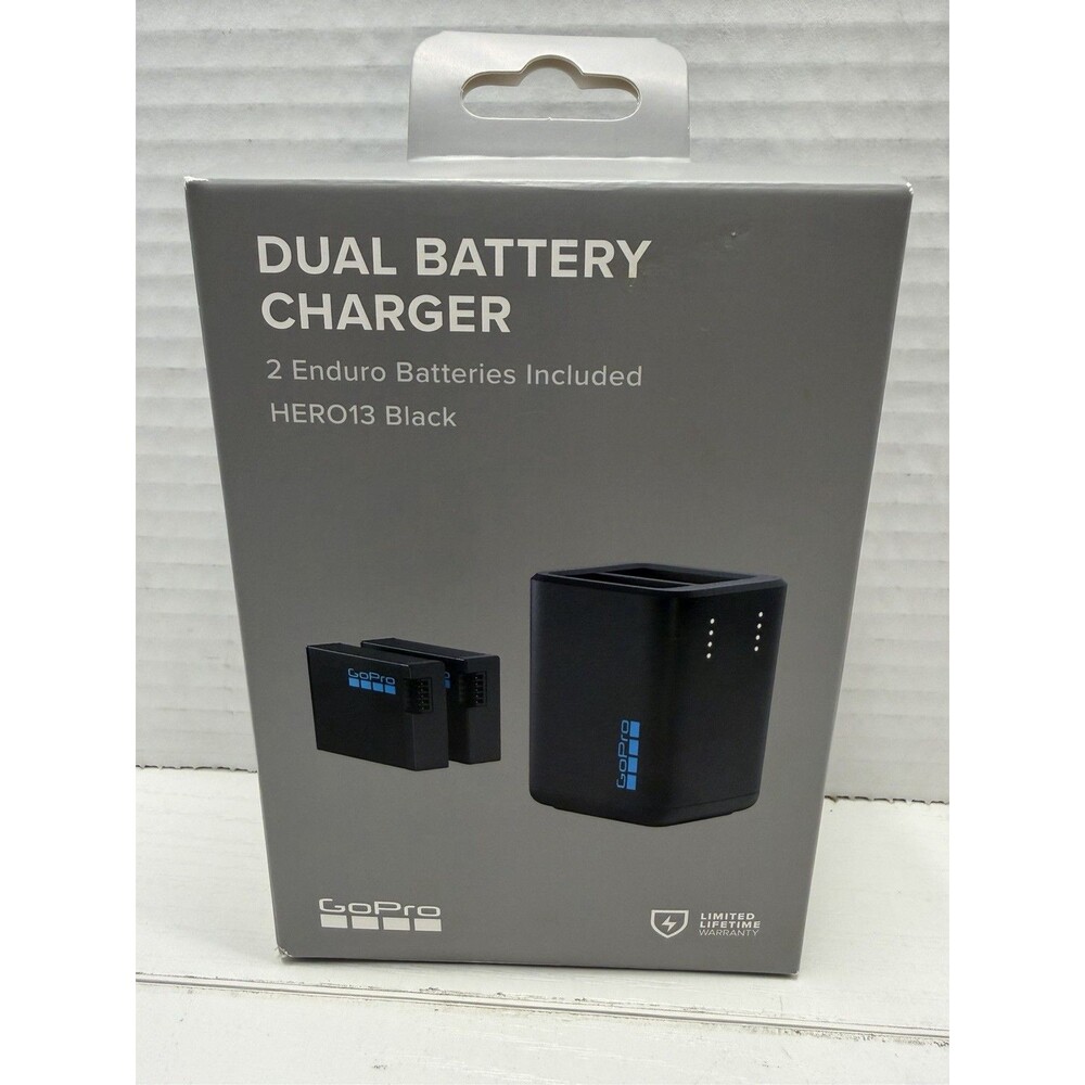 GoPro Dual Battery Charger w/ 2 Enduro Batteries Included HERO13 Black ACTB1